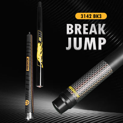 【3142】BK3 Black Shaft Break Jump Cue