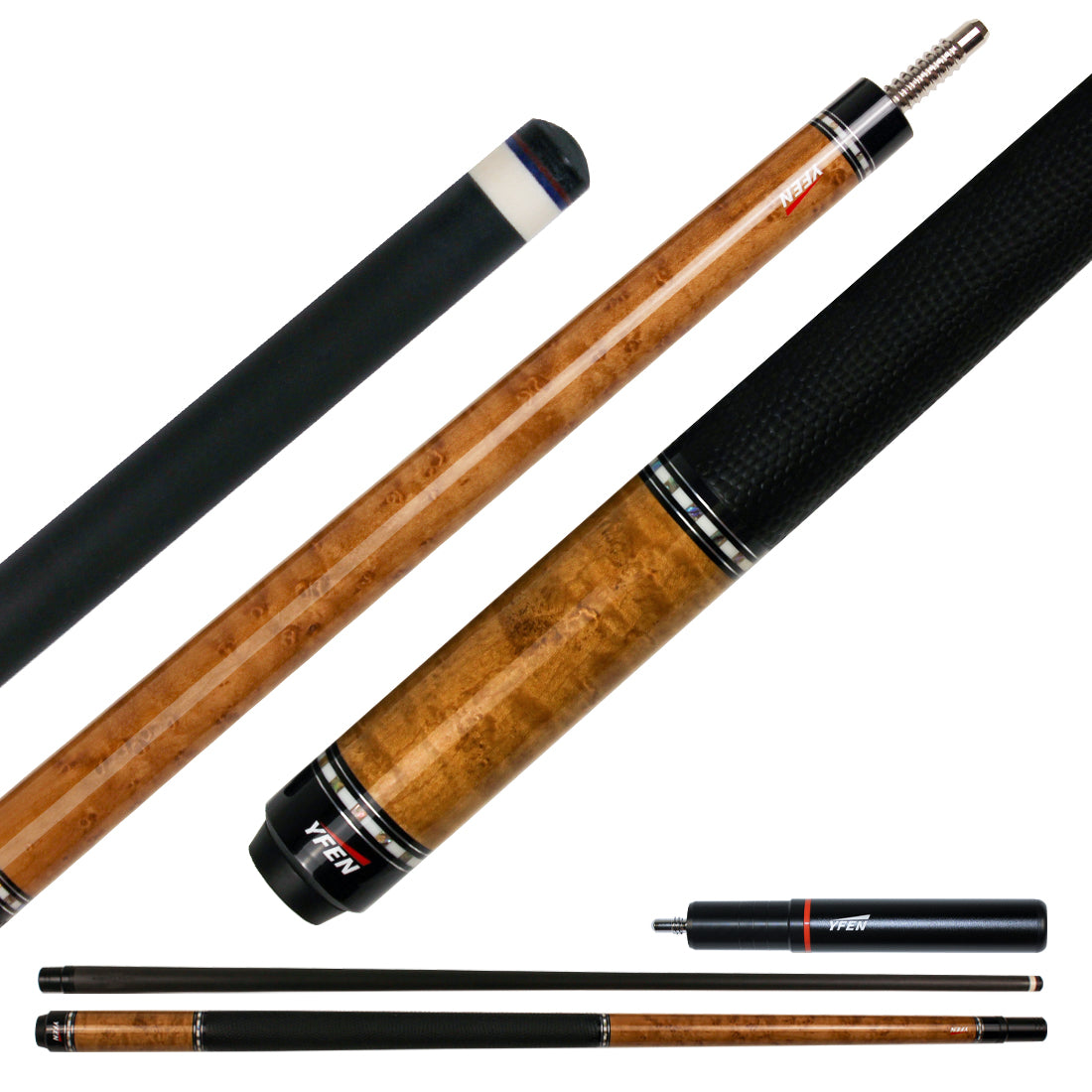 【Jianying】YFEN 7 Color Carbon Fiber Pool Cue
