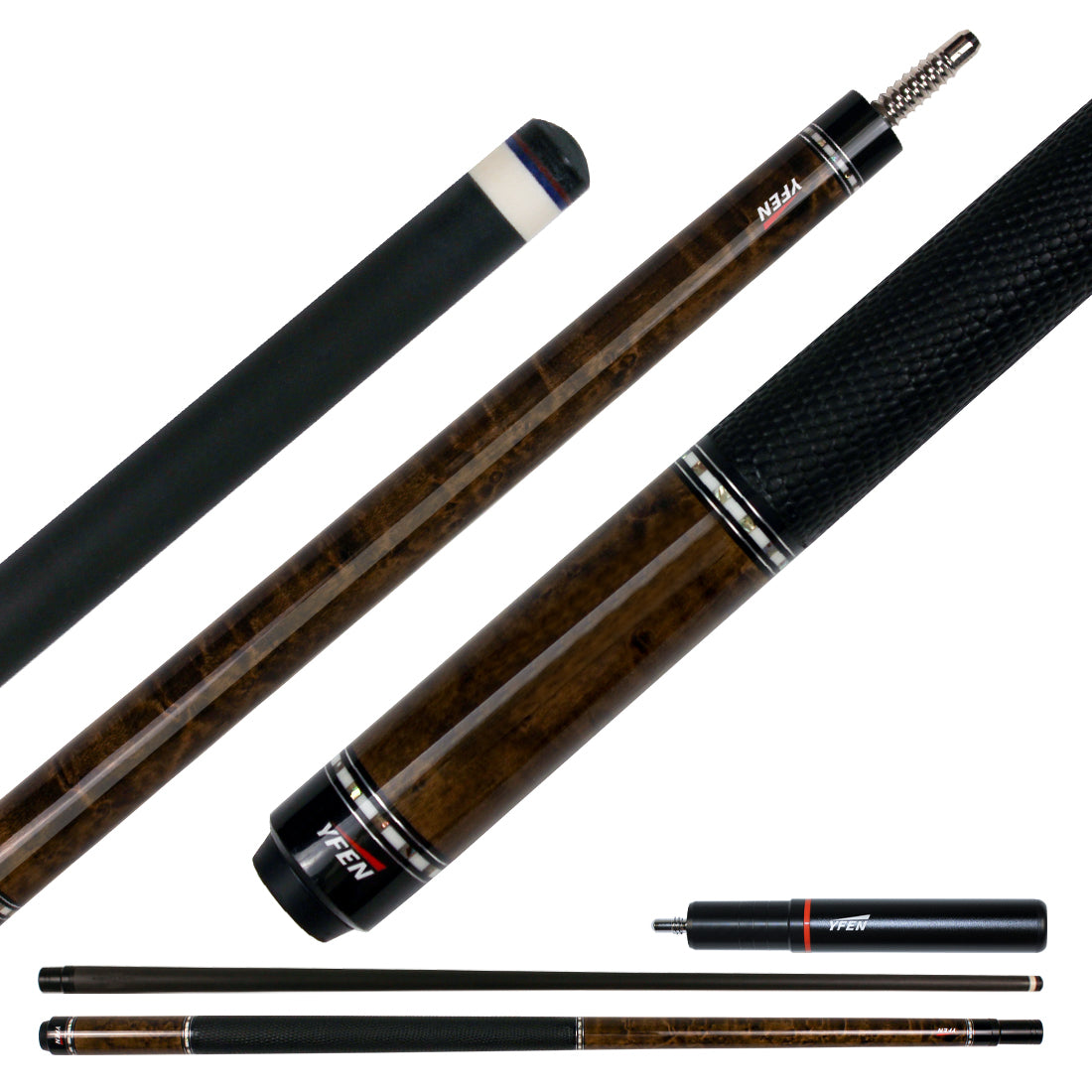 【Jianying】YFEN 7 Color Carbon Fiber Pool Cue