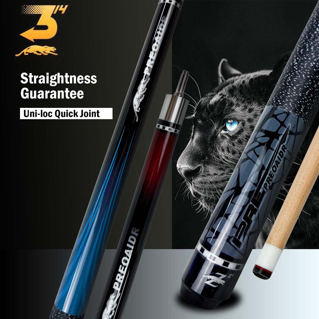 【3142】P-51 Series Pool Cue