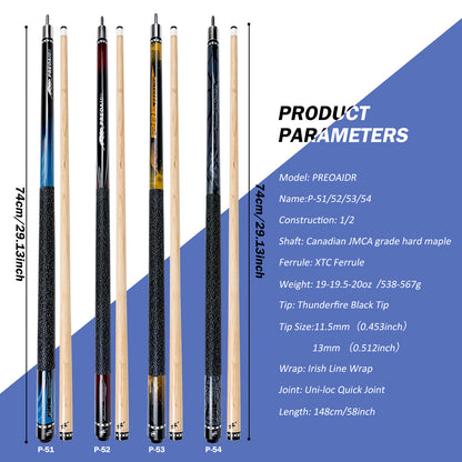 【3142】P-51 Series Pool Cue
