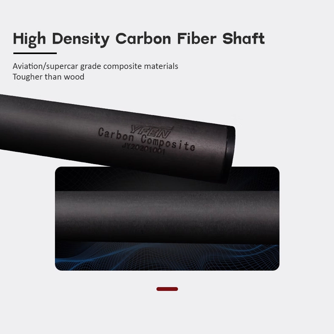 【Jianying】YFEN 7 Color Carbon Fiber Pool Cue