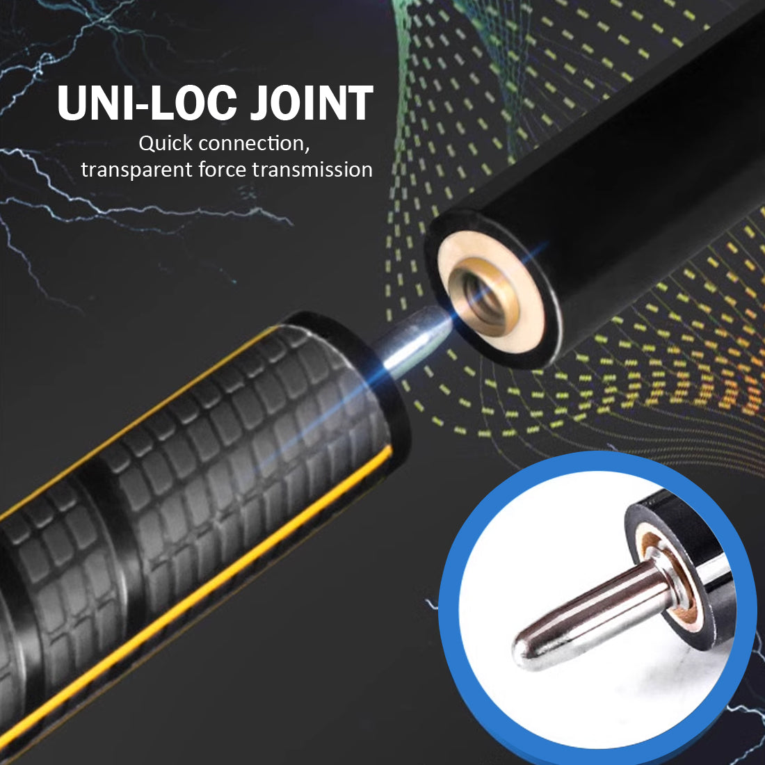 【3142】BK3 Black Shaft Break Jump Cue