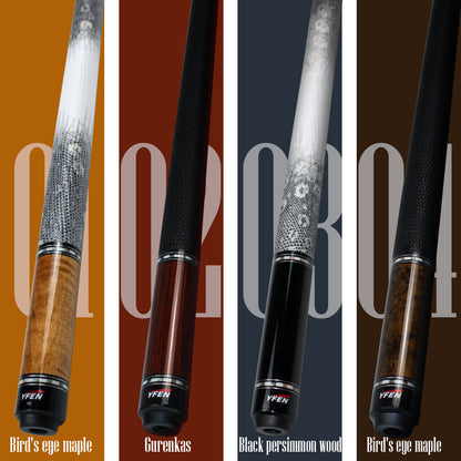 【Jianying】YFEN 7 Color Carbon Fiber Pool Cue