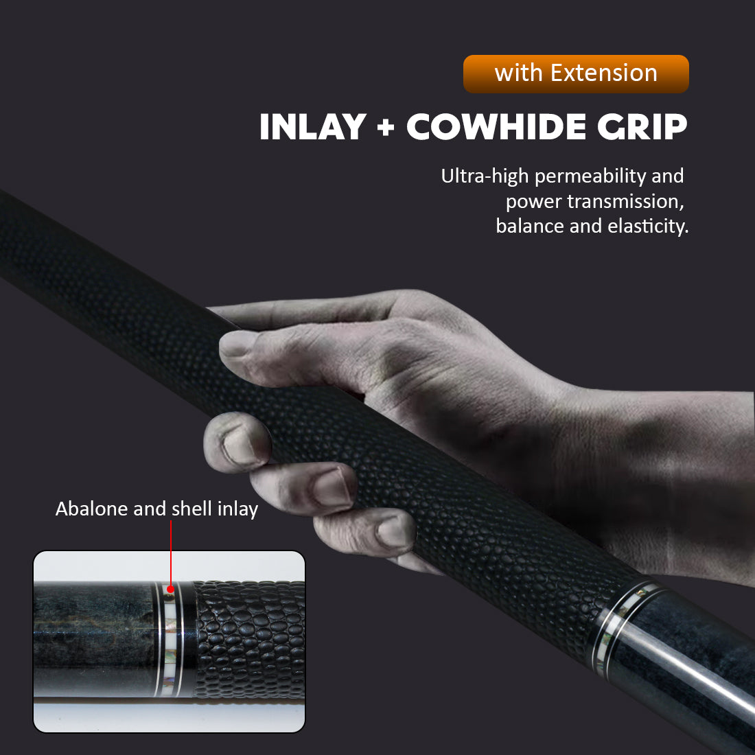 【Jianying】YFEN 7 Color Carbon Fiber Pool Cue