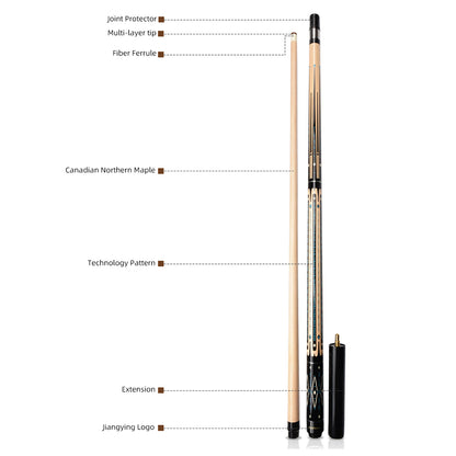 【Jianying】JY53 10.5/11.5/12.5mm Pool Cue