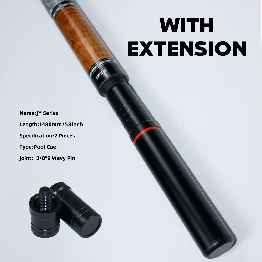 【Jianying】YFEN 7 Color Carbon Fiber Pool Cue